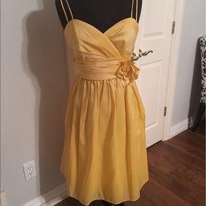 Yellow Bridesmaid Dress by Watters & Watters