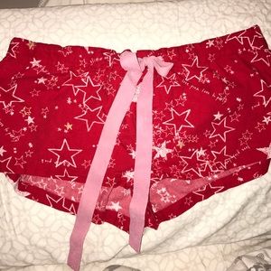 Pink sleep shorts