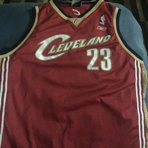Authentic Reebok Lebron James Jersey Cavaliers XL