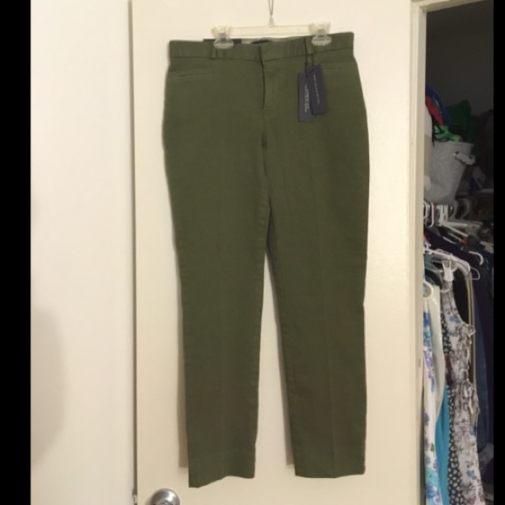 Banana Republic Green Ankle Length pants