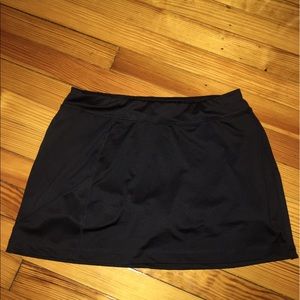 Black tennis skirt