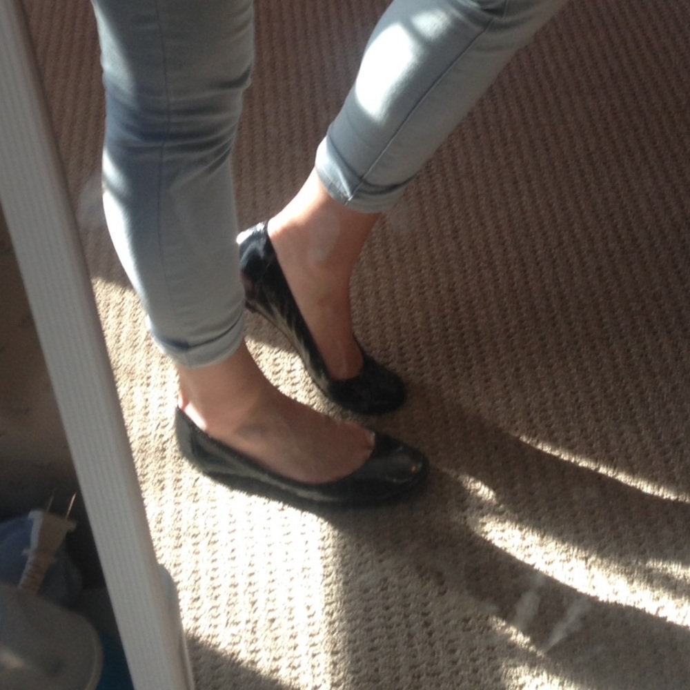 Black BP Ballet Flats