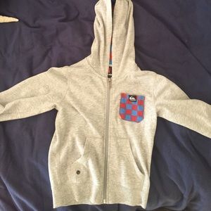Grey Quiksilver sweatshirt