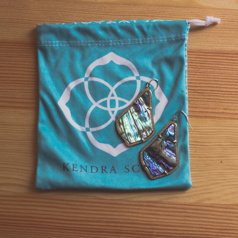 Alexandra Earrings in Abalone