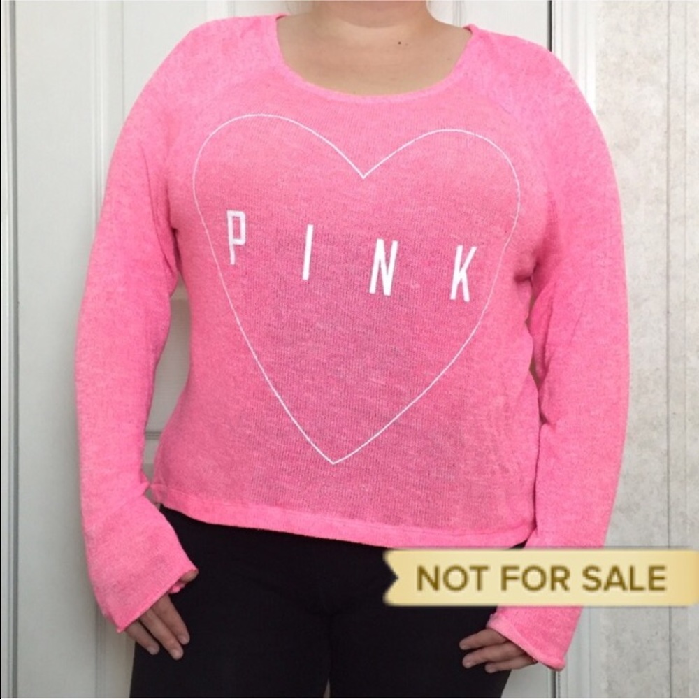 PINK VS knitted top