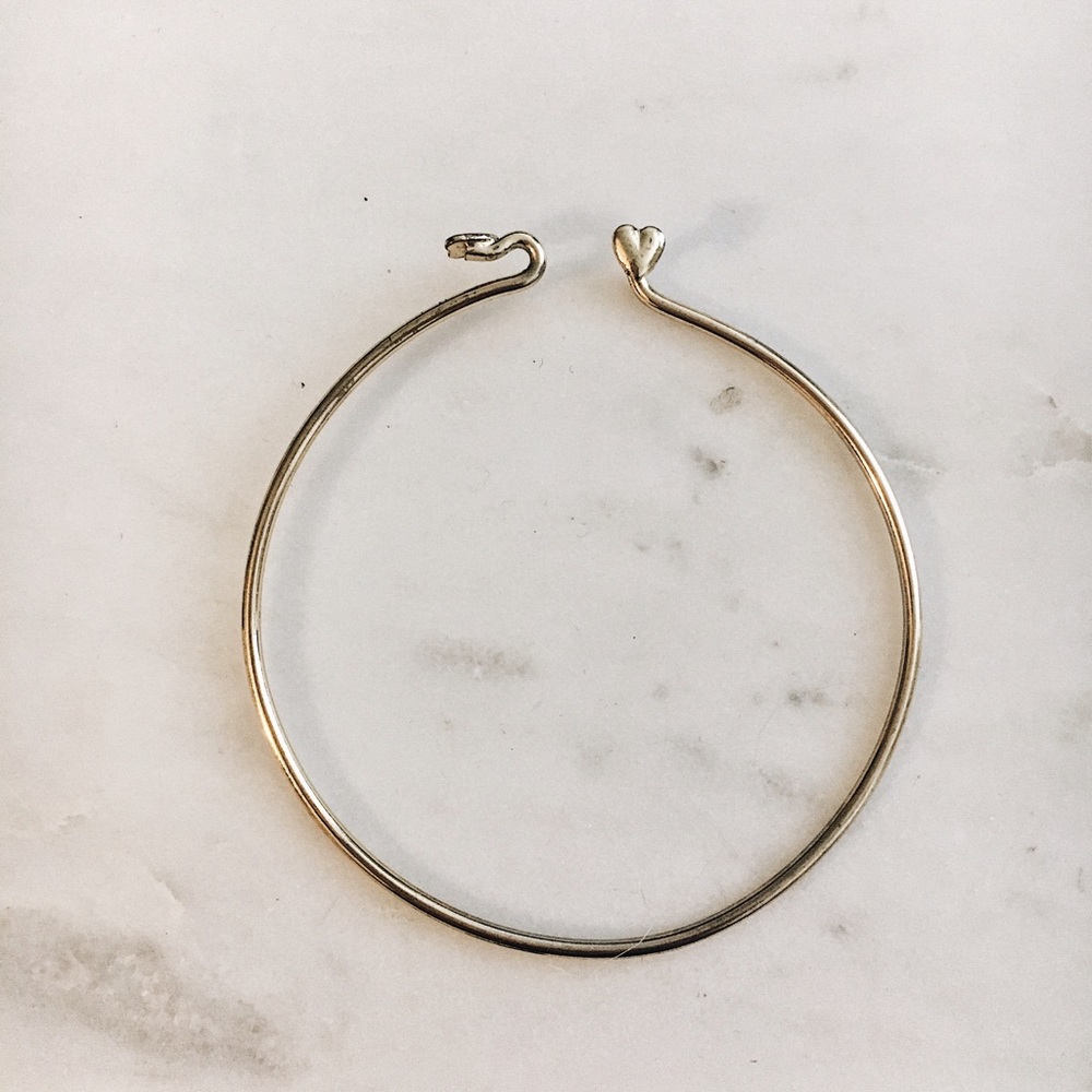 #MarcJacobs Gold Plated Heart Bracelet