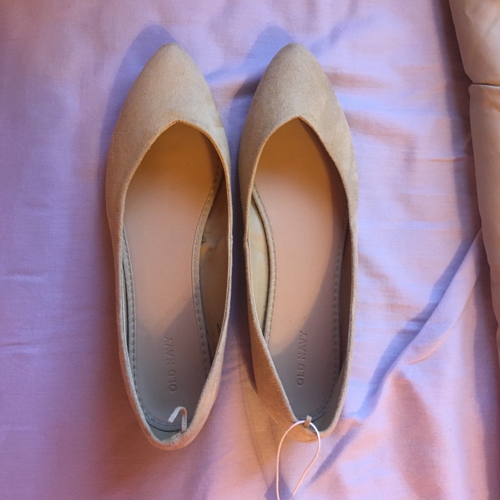 Nude colored flats