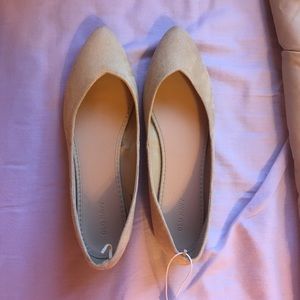 Nude colored flats