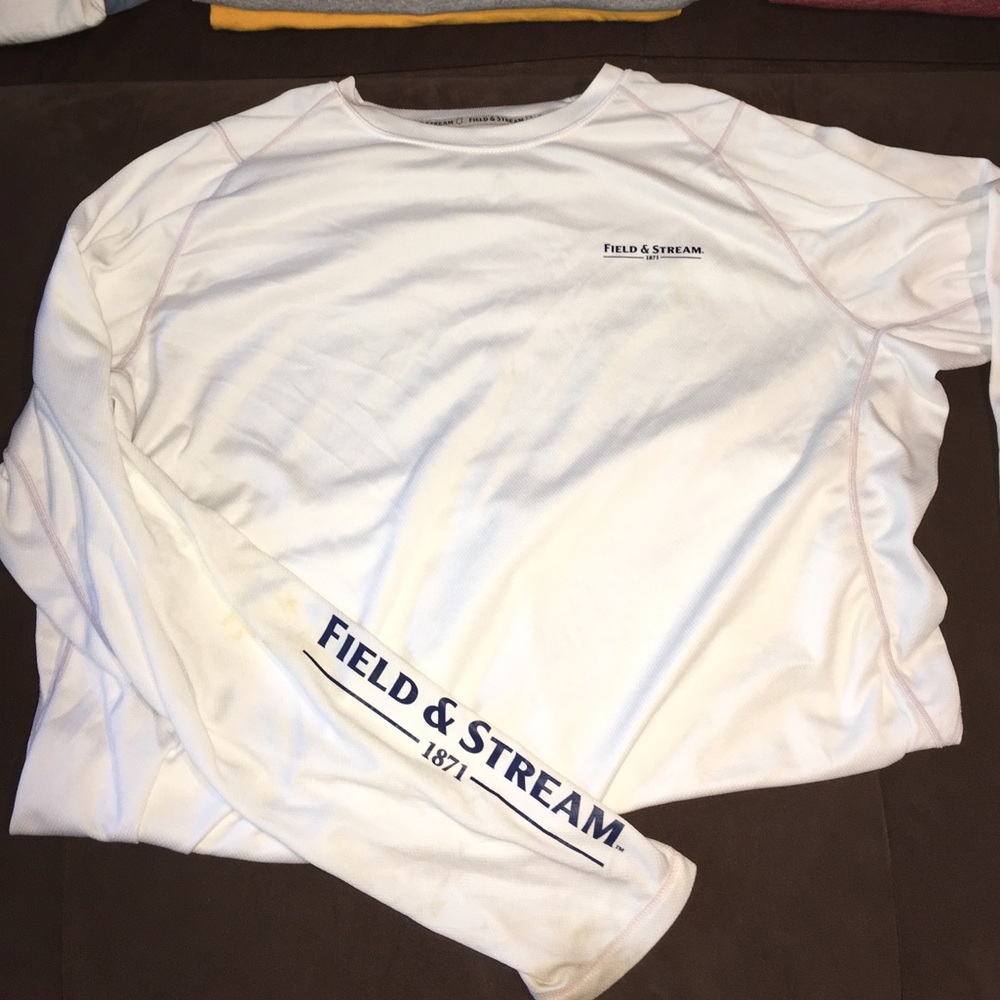 White Athletic long sleeve