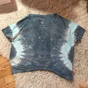 Women's tie dye crop top