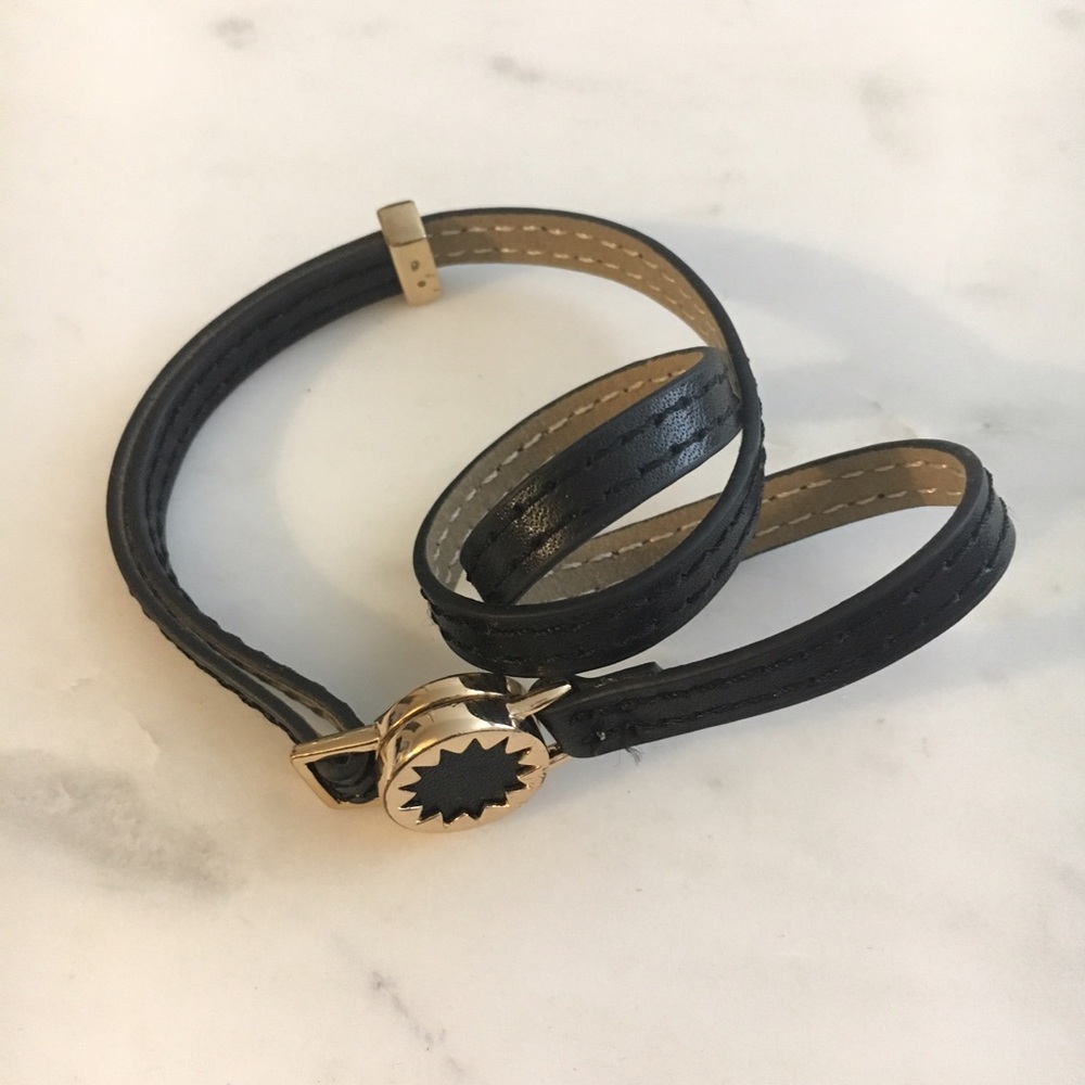 #HouseofHarlow Aztec Leather Wrap Bracelet
