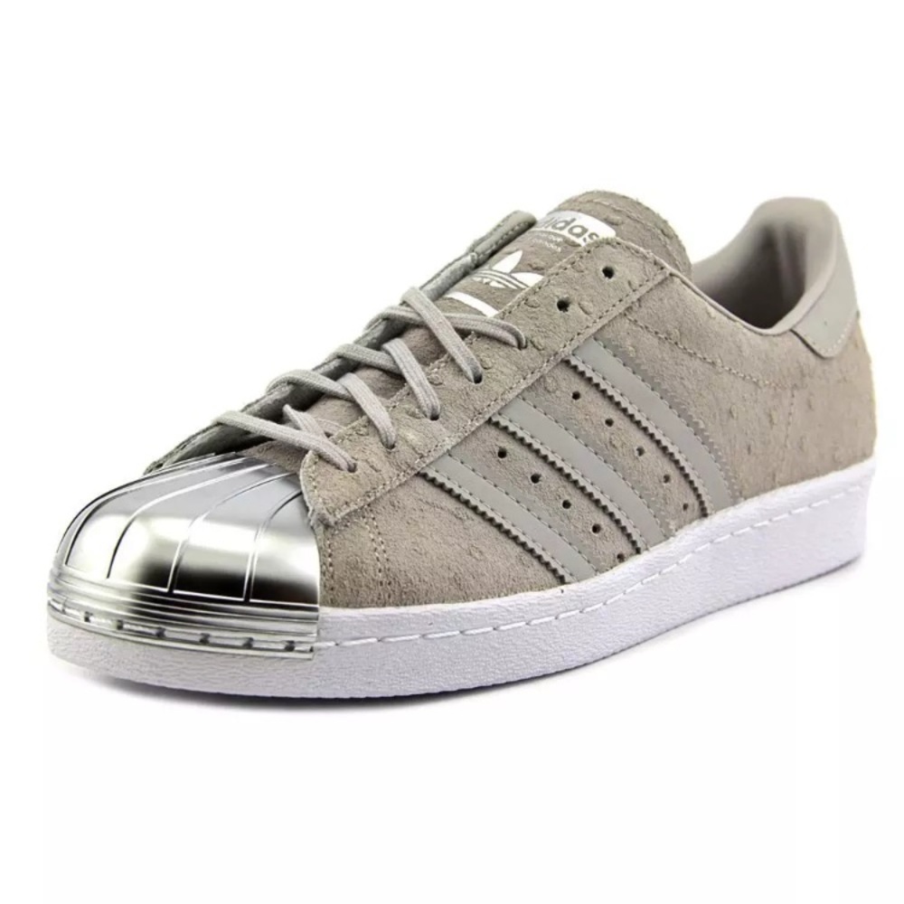 Adidas Superstar 80's Metal Gray Sneakers!