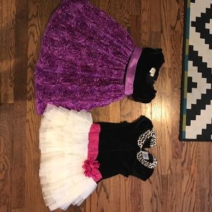2 Fancy size 4 dresses