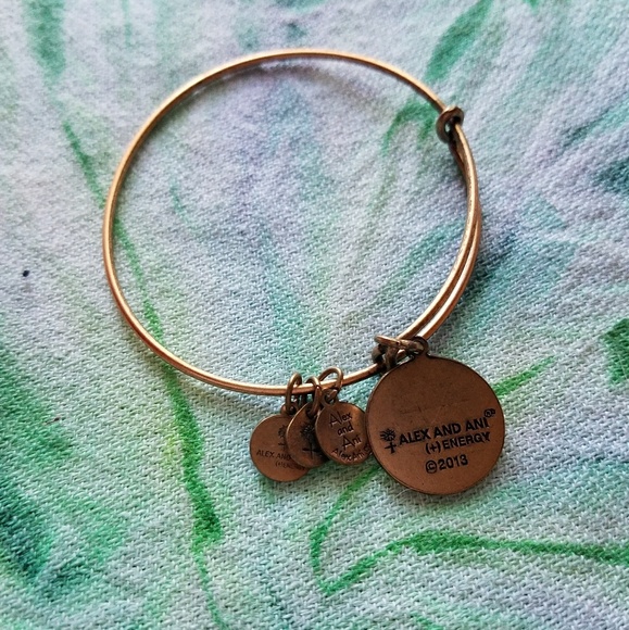 Alex And Ani (+) Energy Letter J Bracelet - Picture 2 of 2
