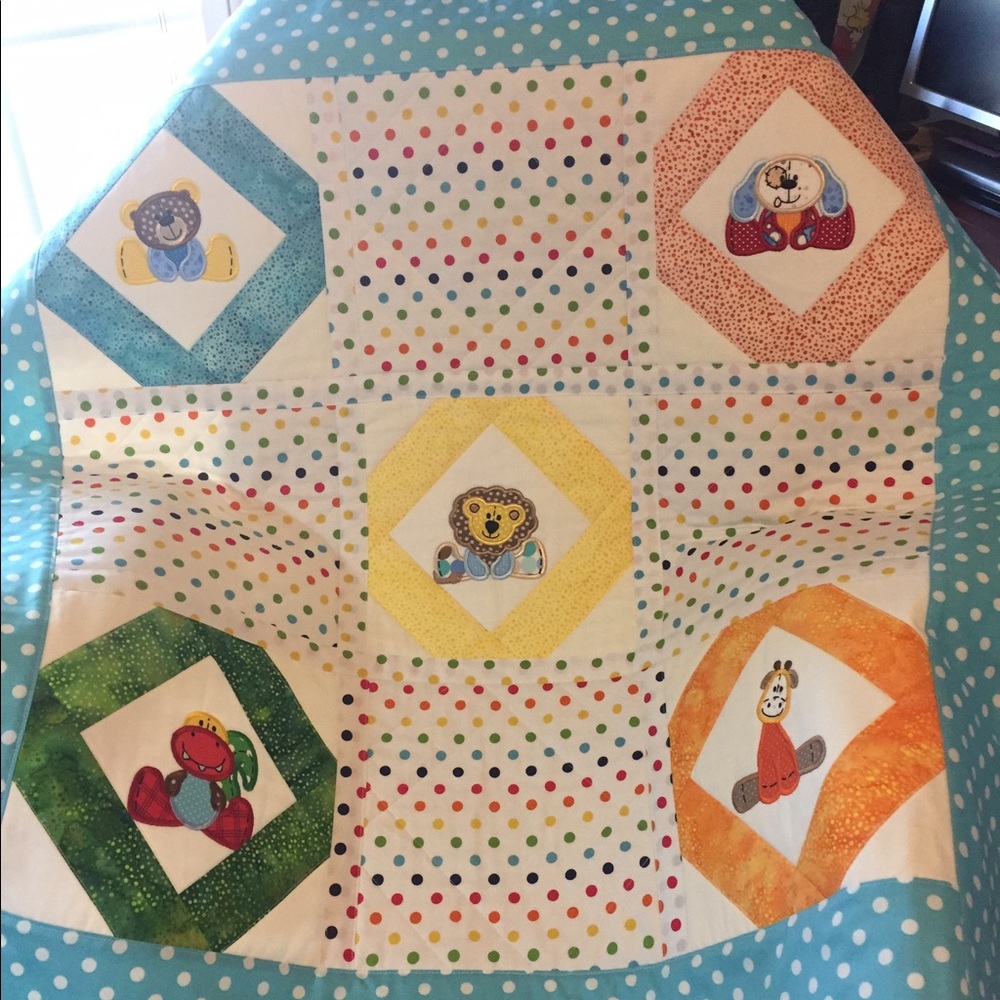 BABY BOY QUILTED BLANKET