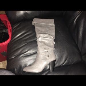 Rampage Ellerson grey smooth leather style boots