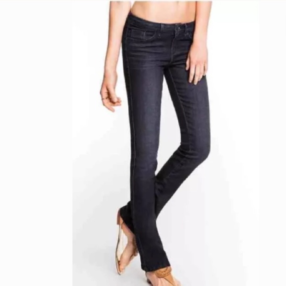 NWOT GUESS MID-RISE PETITE BOOTCUT JEANS SZ 24 - Picture 3 of 7