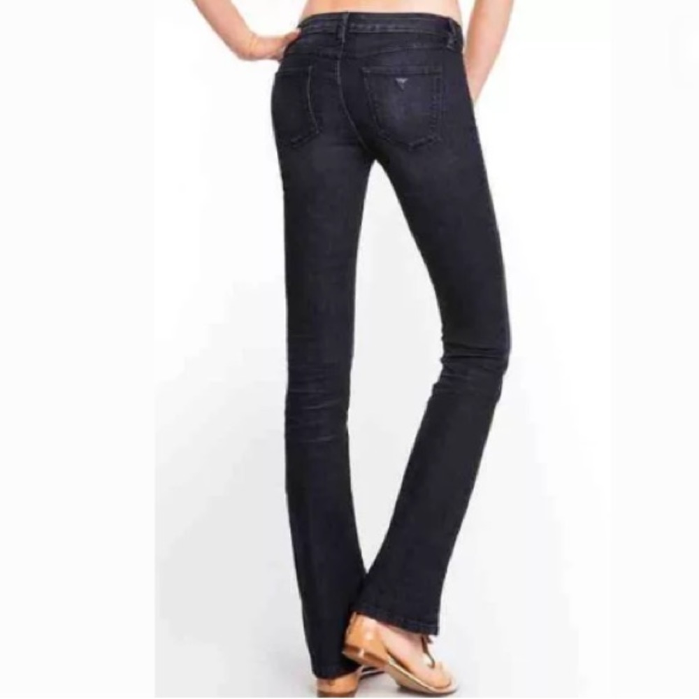NWOT GUESS MID-RISE PETITE BOOTCUT JEANS SZ 24 - Picture 4 of 7