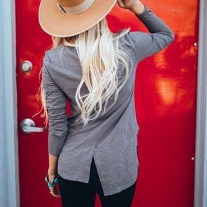 Ivy League Long-Sleeved Tee - Blush