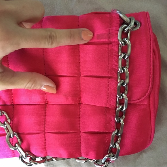 Botkier satin bag w/ chain strap - Picture 6 of 7