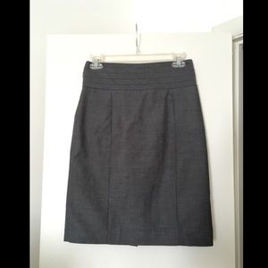 High waisted pencil skirt