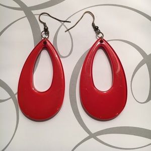 Plastic earrings