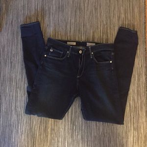 AG high rise Skinny Rinse wash size 29R