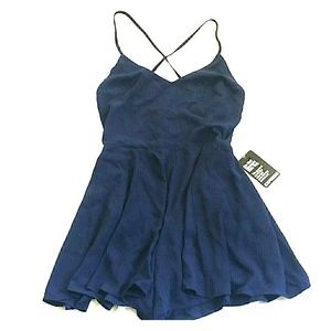 Express Navy blue romper