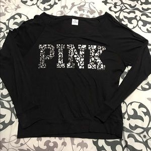 Black Victoria's Secret Long Sleeve Shirt