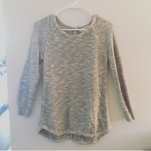 Sparrow by Anthropologie grey buttonback sweater