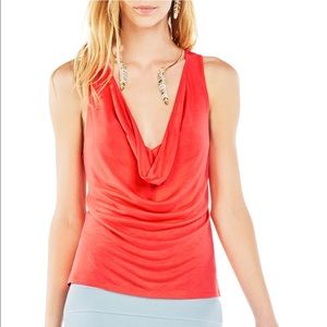 BCBGMAXAZRIA Red Lucille top New w tags size small