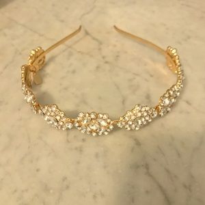 Tasha Crystal and gold headband.
