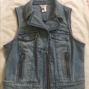 Small jean vest