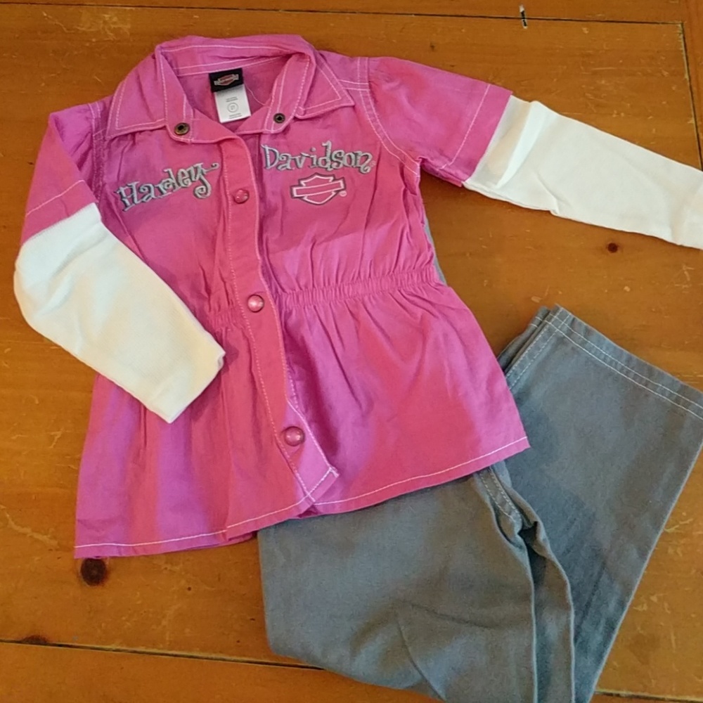 NWOT Girls Harley Davidson Outfit