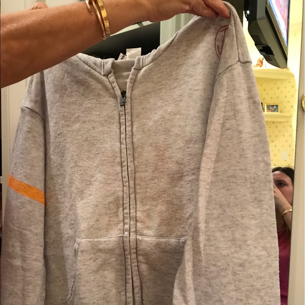 Zip up sweatshirt