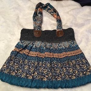 Boho style shoulder bag