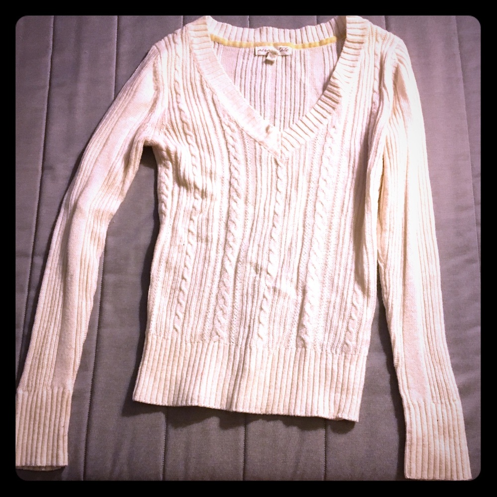 White Knit Sweater
