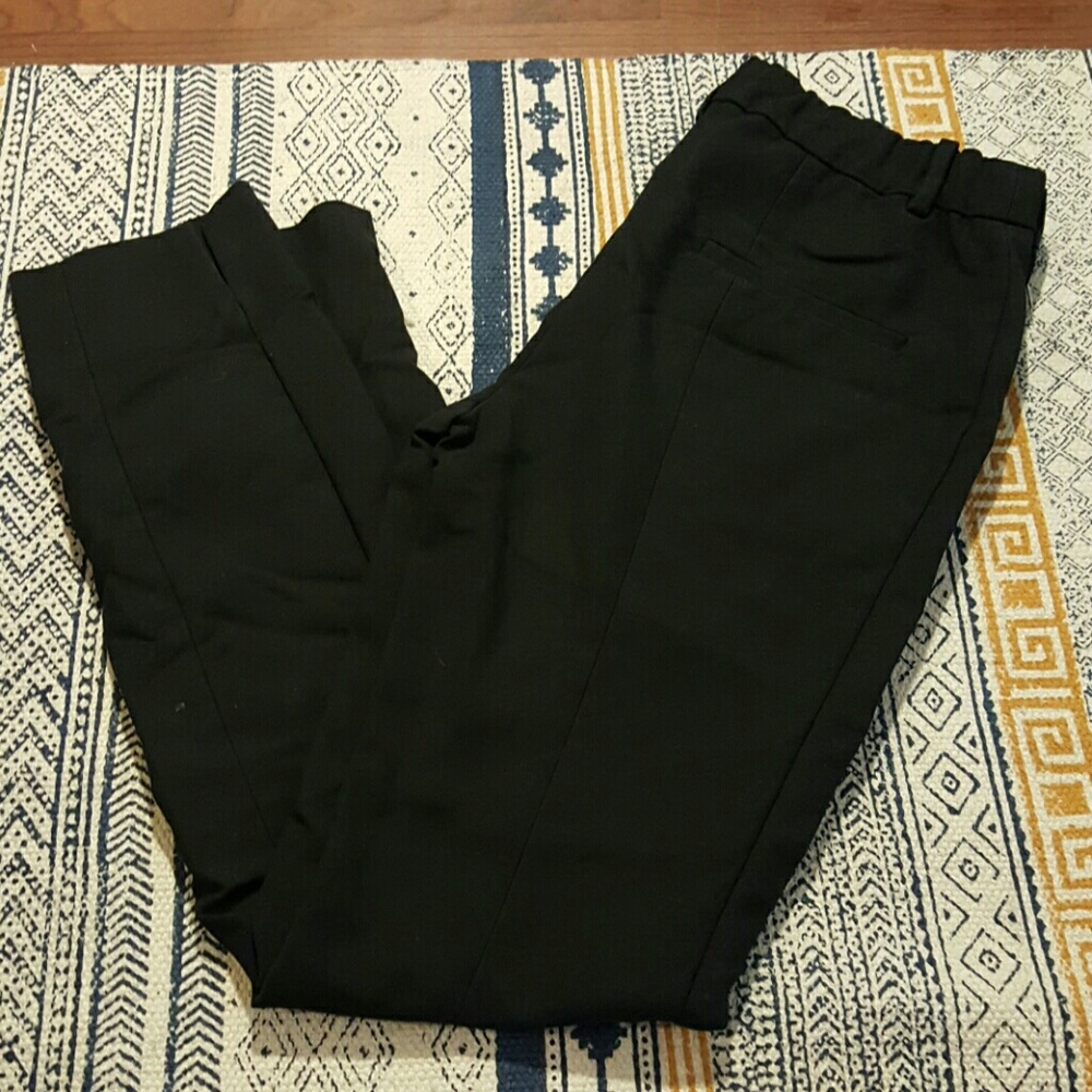 Black zara trousers