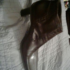Brown ankle boots