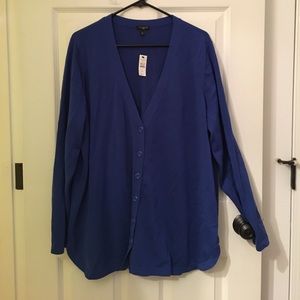 Talbots 2x boyfriend cardigan sweater NWT