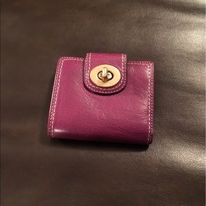 Coach Turn Lock Small Wallet