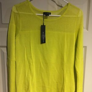Willi Smith lime green sweater