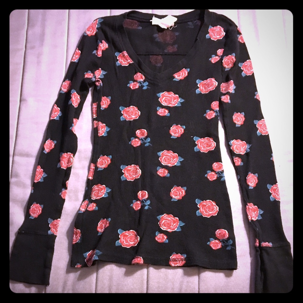 Long Sleeve Floral Shirt
