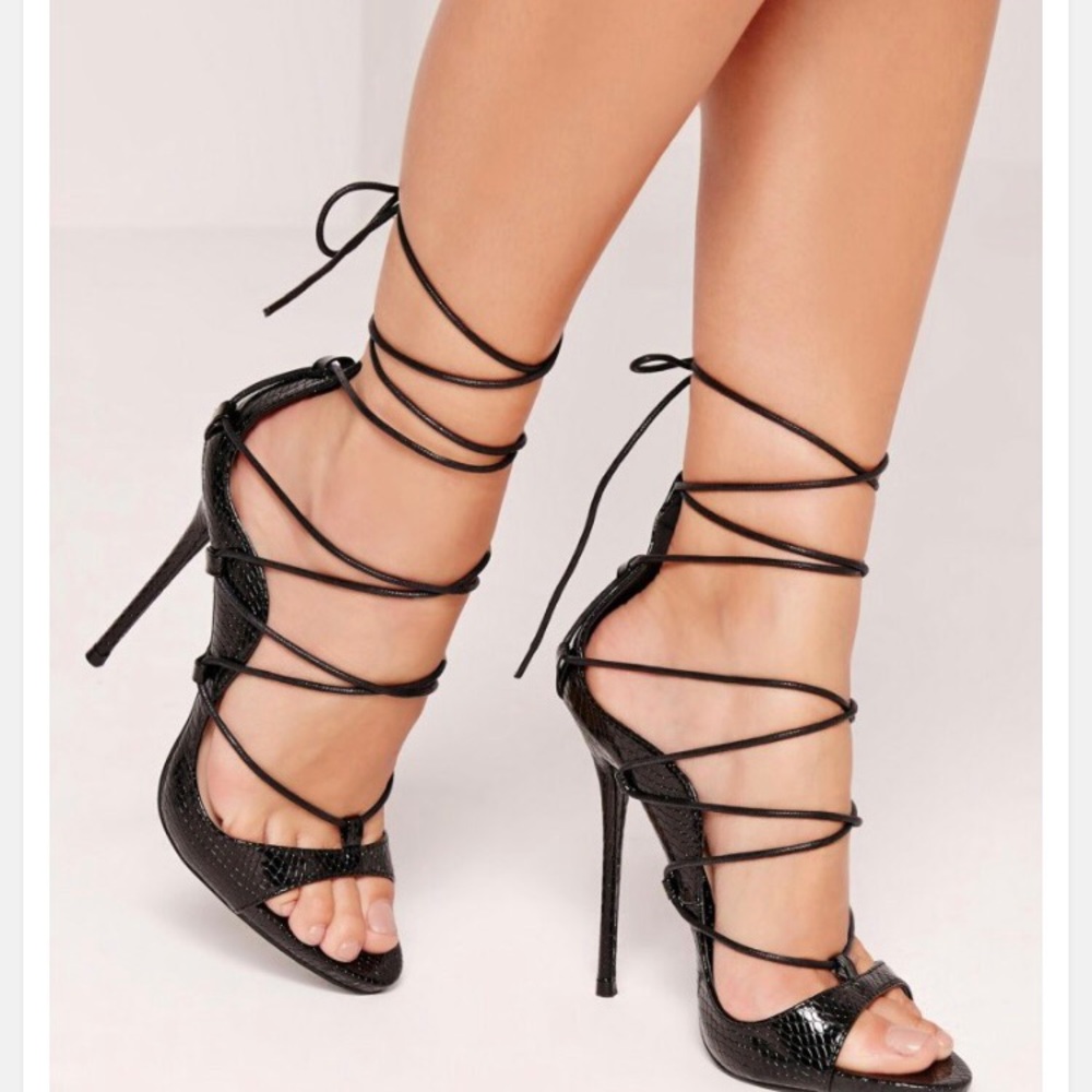 MissGuided Reptile Sandals