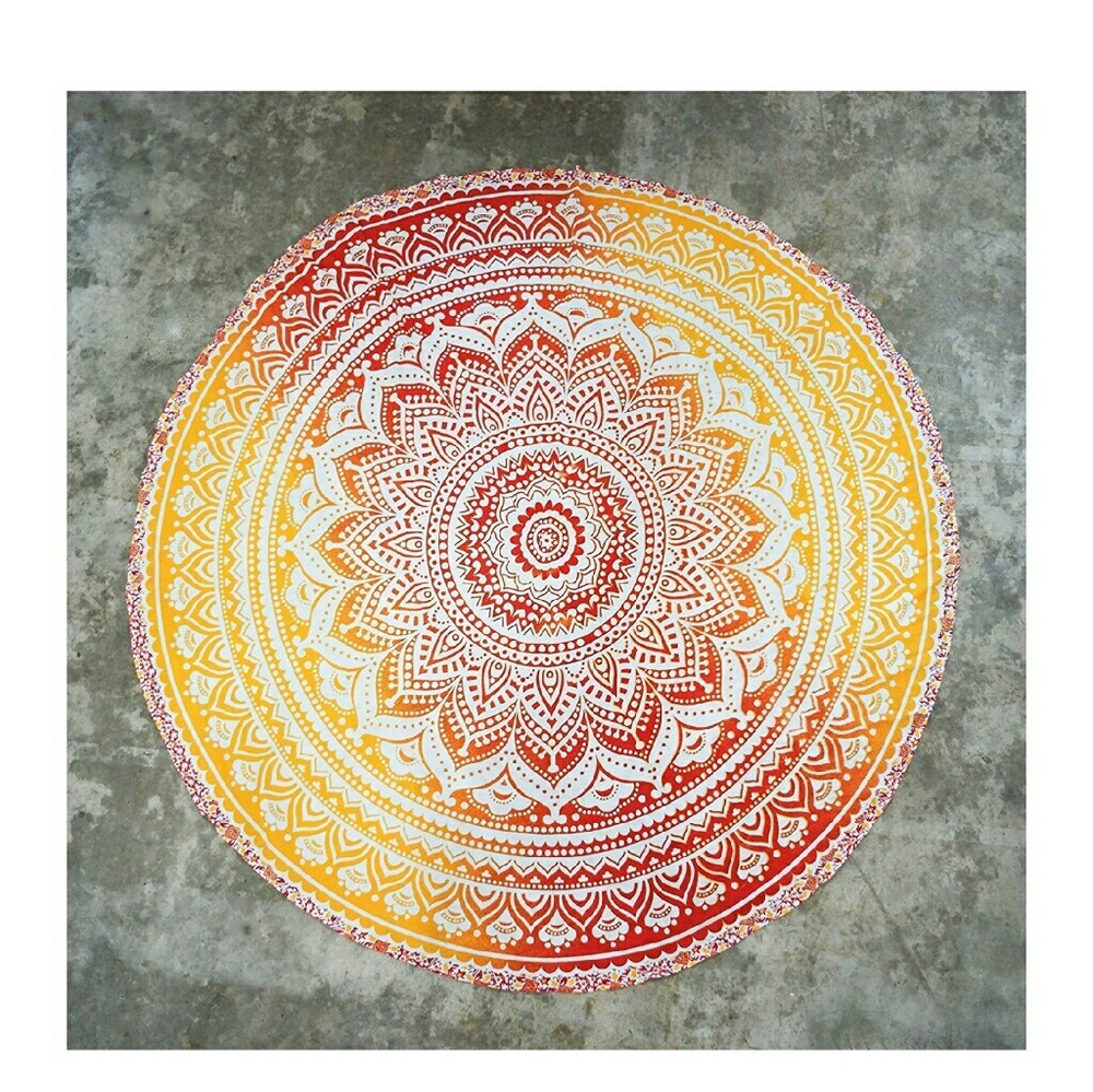 60 inch round brach towel