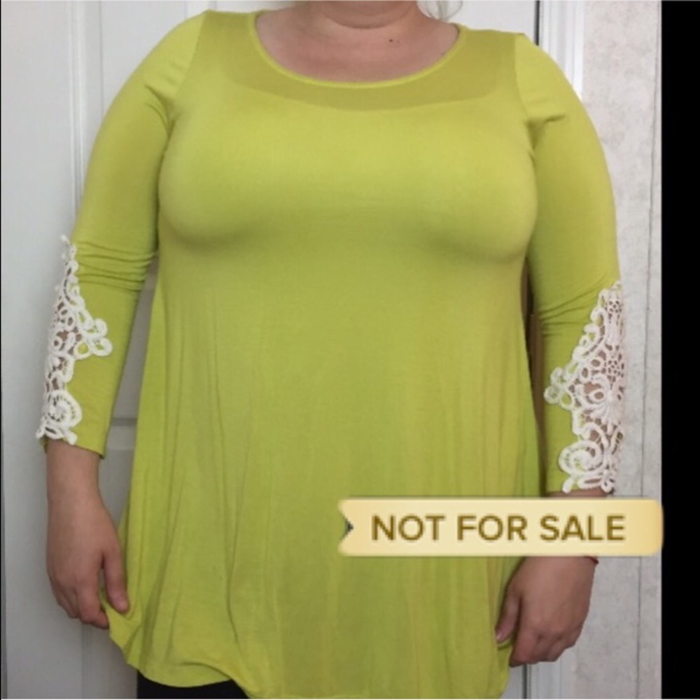 Green tunic top