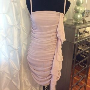 Elegant blush pink formal dress