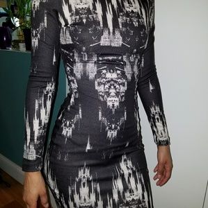 Abstract mini dress