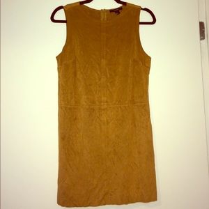 Suede Shift Dress