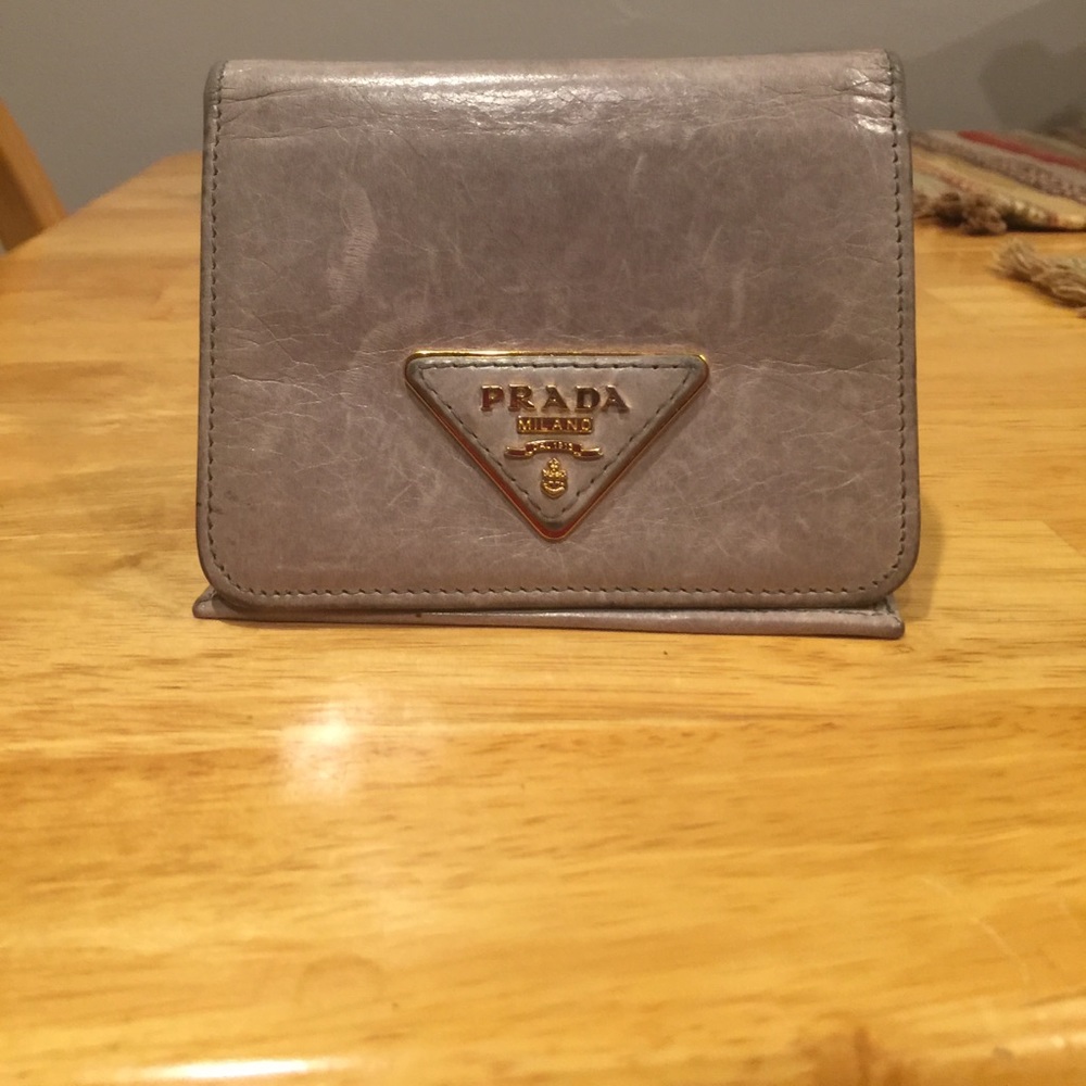Women's Authentic Prada Tri-Fold Wallet